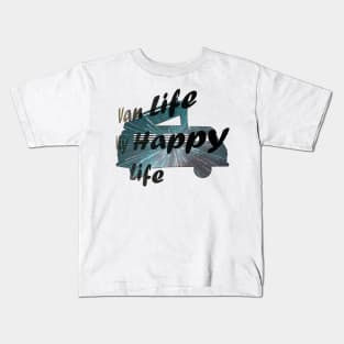 Van Life - My Happy Life Kids T-Shirt